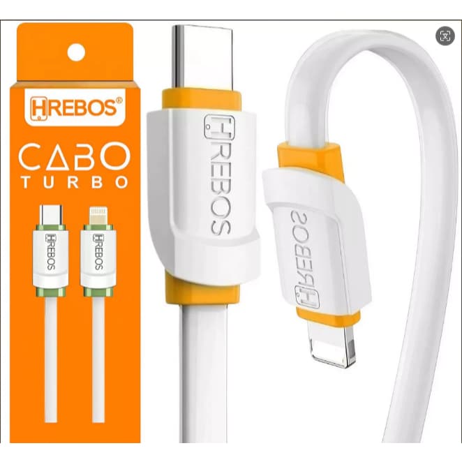 Cabo Carregador Rápido Turbo 27w Tipo-c Para IOS/Lightning Original