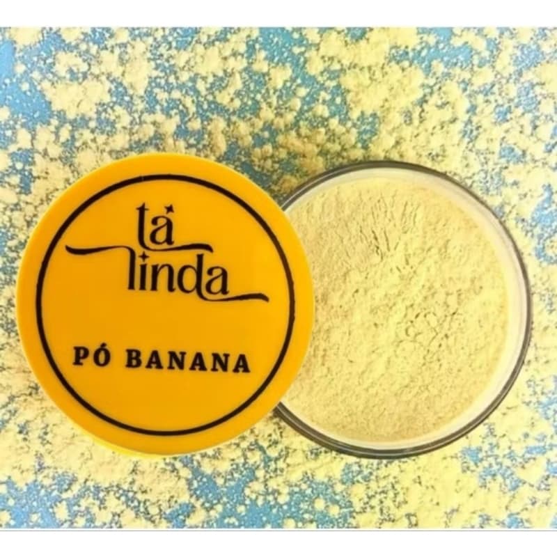 Pó Banana  Fixador Tá Linda  – Acabamento Matte,alta Fixação