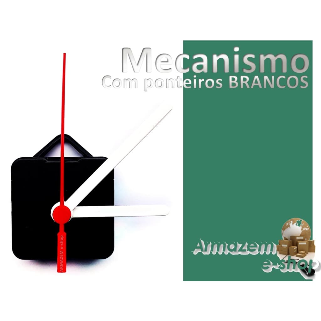 1 Mecanismo/motor para fabricação e reposição d Relógio Parede Eixo Longo 22mm de eixo 15mm de rosca