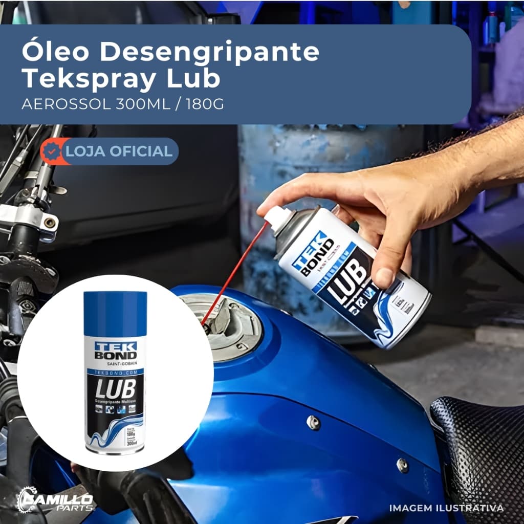 Desengripante Spray Lub Desencravante Fechaduras 300ml 180g Multiuso Alta Penetracao