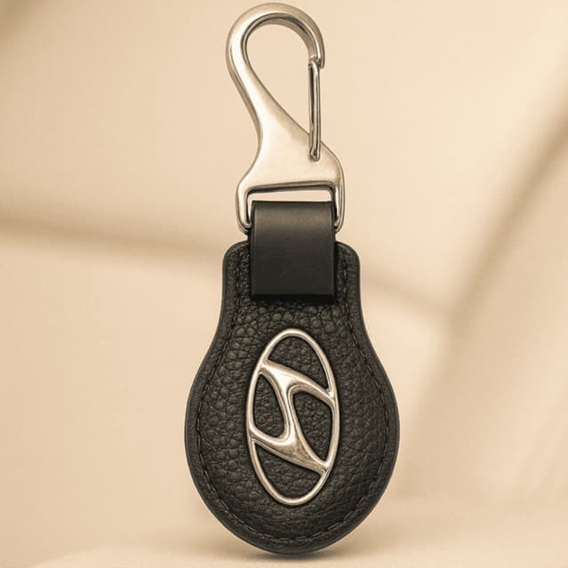 Chaveiro Automotivo Hyundai – Borracha Reforçado, Logo Oficial – HB20, Creta, Tucson, i30, Azera