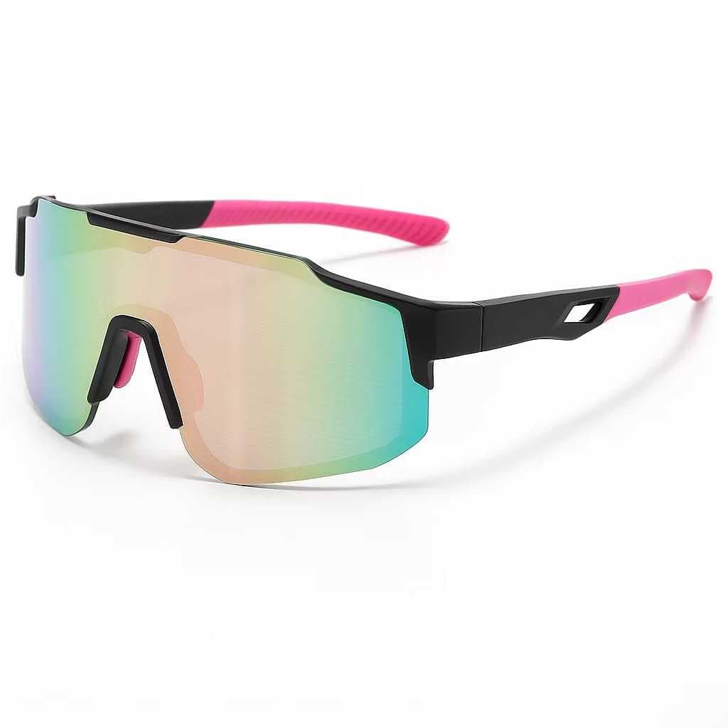 Óculos Esportivo Unissex Ciclismo Corrida UV400 Lente Espelhada Colorida Anti-Reflexo Leve e Resistente