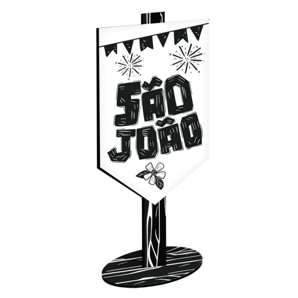 Kit Com 20 Enfeite De Mesa São João Decoração Com Pedestal Cenário Nordeste Xilogravura Festa Nordestino Norte