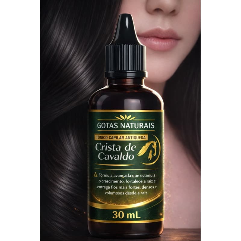 1 tônico  capilar cresce rápido  cabelos 30ml   crista de cavalo