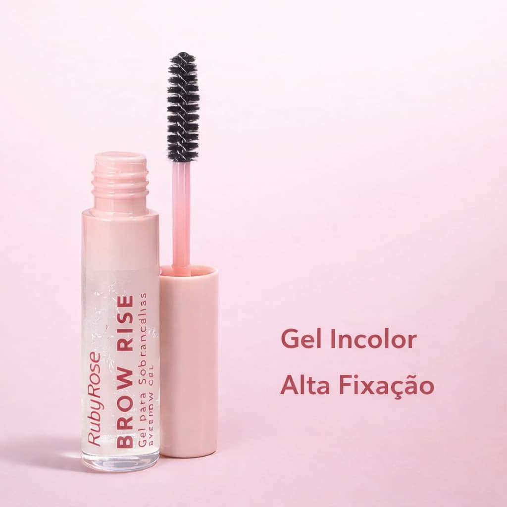 Gel Para Sobrancelhas Brow Rise Ruby Rose Original 8.3ml Alta Fixação Efeito Natural Longa Duração