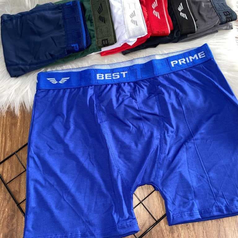 Cueca Box Masculina Reforçada Adulta Microfibra Poliamida Material Excelente Plus Size