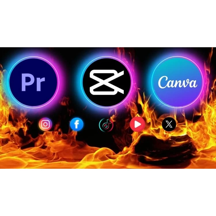 Domine a edição de vídeo completa com CapCut, Premiere Pro e Canva