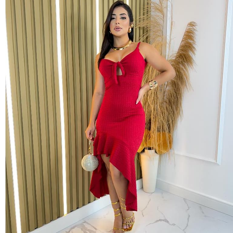 Vestido Longo com Bojo Com Elastano, Festa Natal Virada de Ano Formatura Noite Casual.