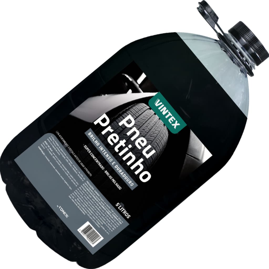 Pneu Pretinho Brilho Intenso Abrilhantador Vintex Vonixx 5L
