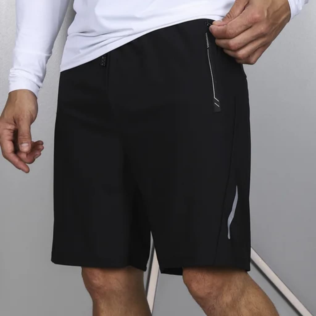 Bermuda Masculina Poliamida com Elastano Cintura Com Elástico Viscose Coleção Verão Linho Gelado