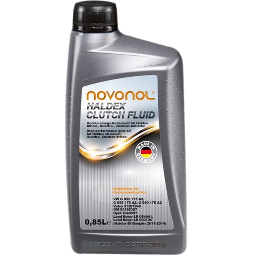 Novonol Haldex Clutch Fluid 850 ml - Fluído para Diferencial Haldex Audi VW Volvo GM Land Rover