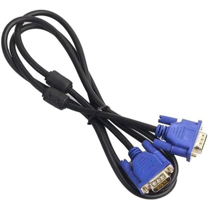 Cabo de Vídeo VGA 1.5 Metros Para Monitor, Notebook e TV
