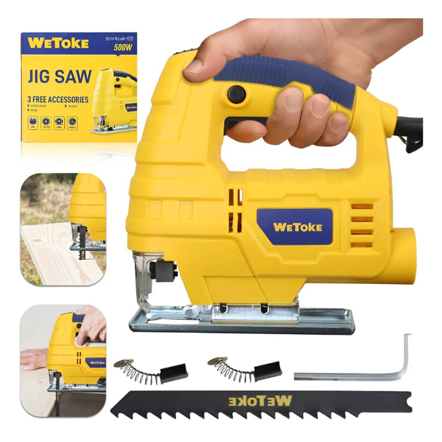 Serra de Vaquinha 500W Alta Potência 2800 RPM Profissional - Corte Reto e Curvo Perfeito