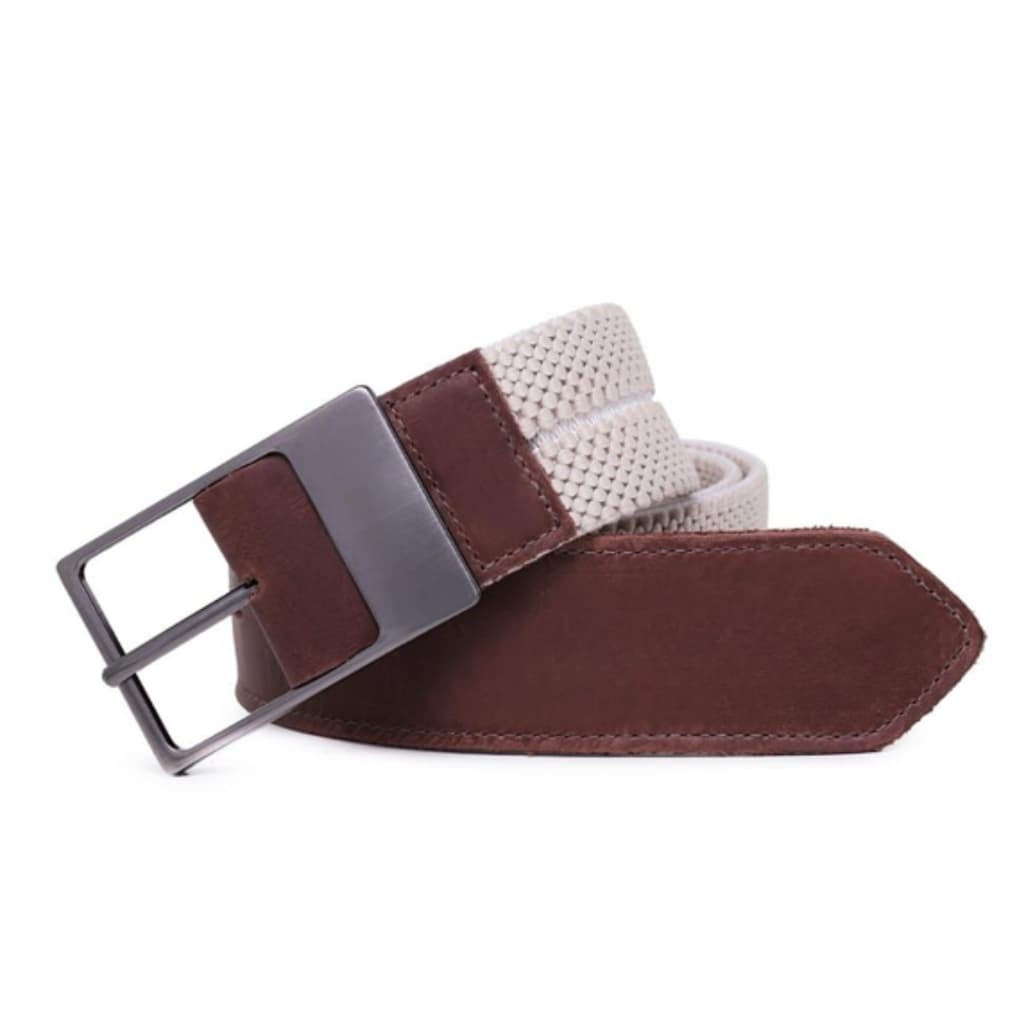 Cinto Masculino Elástico Ajustavel E Couro Casual Plus Size
