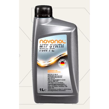 Lubrificante Sintético Novonol MTF 75W FE 75W80 API GL-4 GL-5 1L G Audi 052 549 A2 VW G 052 171 MB 235.10