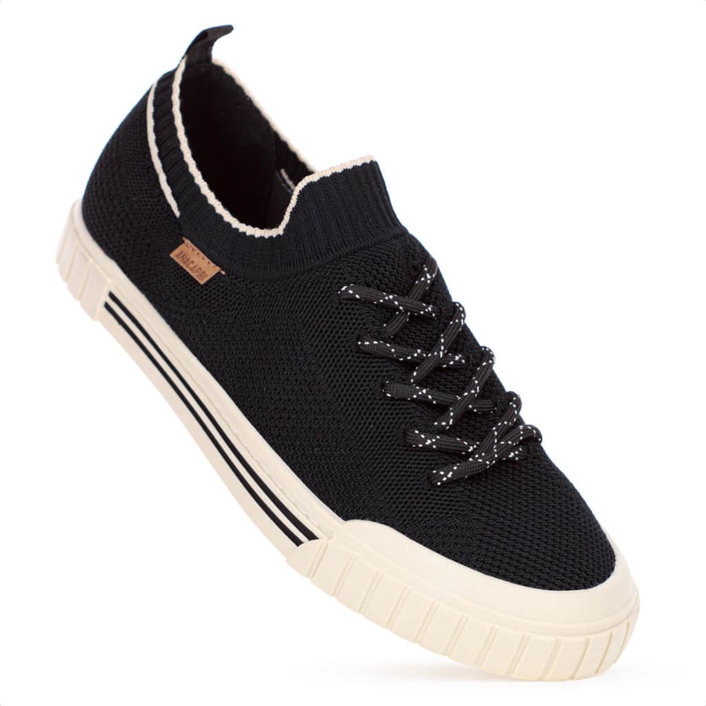 Tênis Anacapri Feminino Original Knit Casual Confortável Respirável Flexível Moderno Para Trabalho
