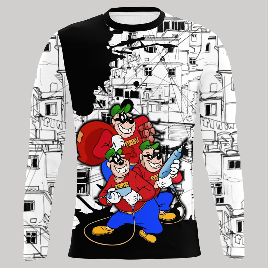 CAMISETA CAMISA QUEBRADA MANGA LONGA COMPRIDA FAVELA MANDRAKE 1130