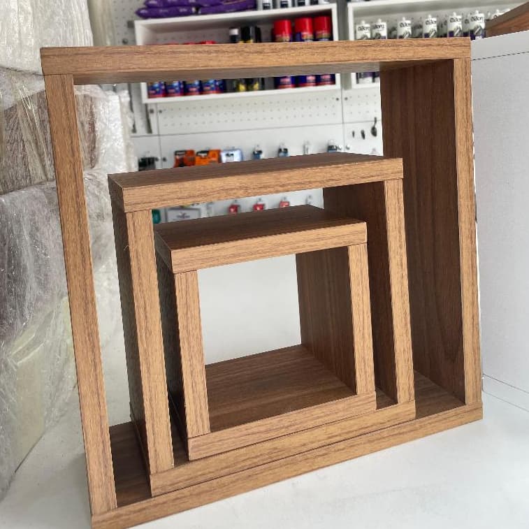 KIT 3 NICHOS DECORATIVO  MDF 15MM