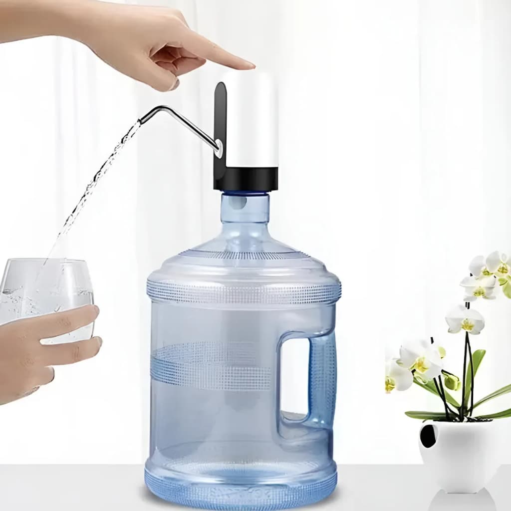 Bomba Eletrica Para Galao De Agua 20 Litros Recarregável USB