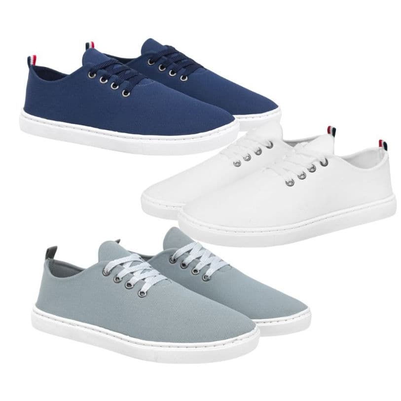 Kit 3 Pares Tenis Masculino Sapatenis Jogging Skateboard Sola Reta Macio