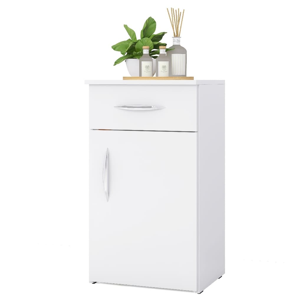 Armário C Porta E Gaveta Organizador Cozinha Mais Vendida Pia Branco Móvel Branco Quantidade De Furos Para Torneira Sem