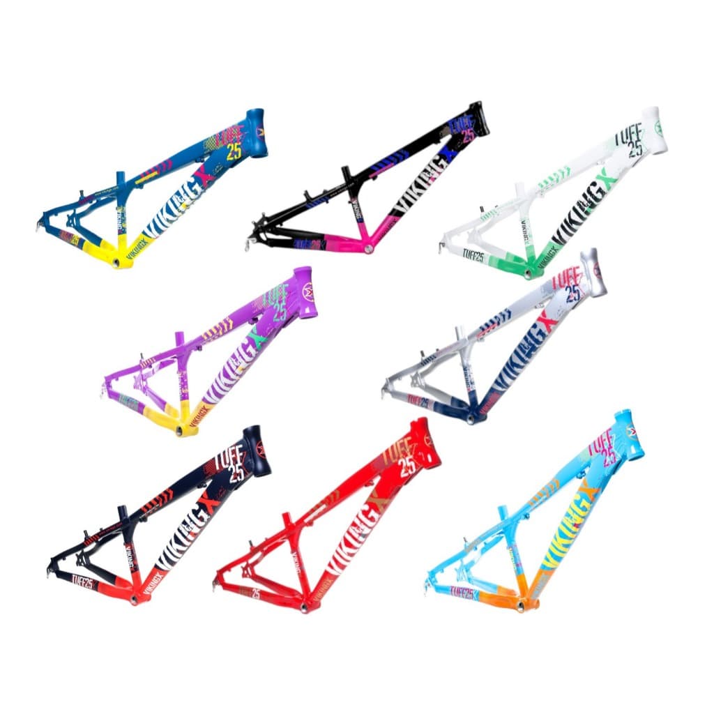 Quadro Vikingx Aro 26 Dirt Jump Tuff X-25 De Bicicleta Bike Alumínio
