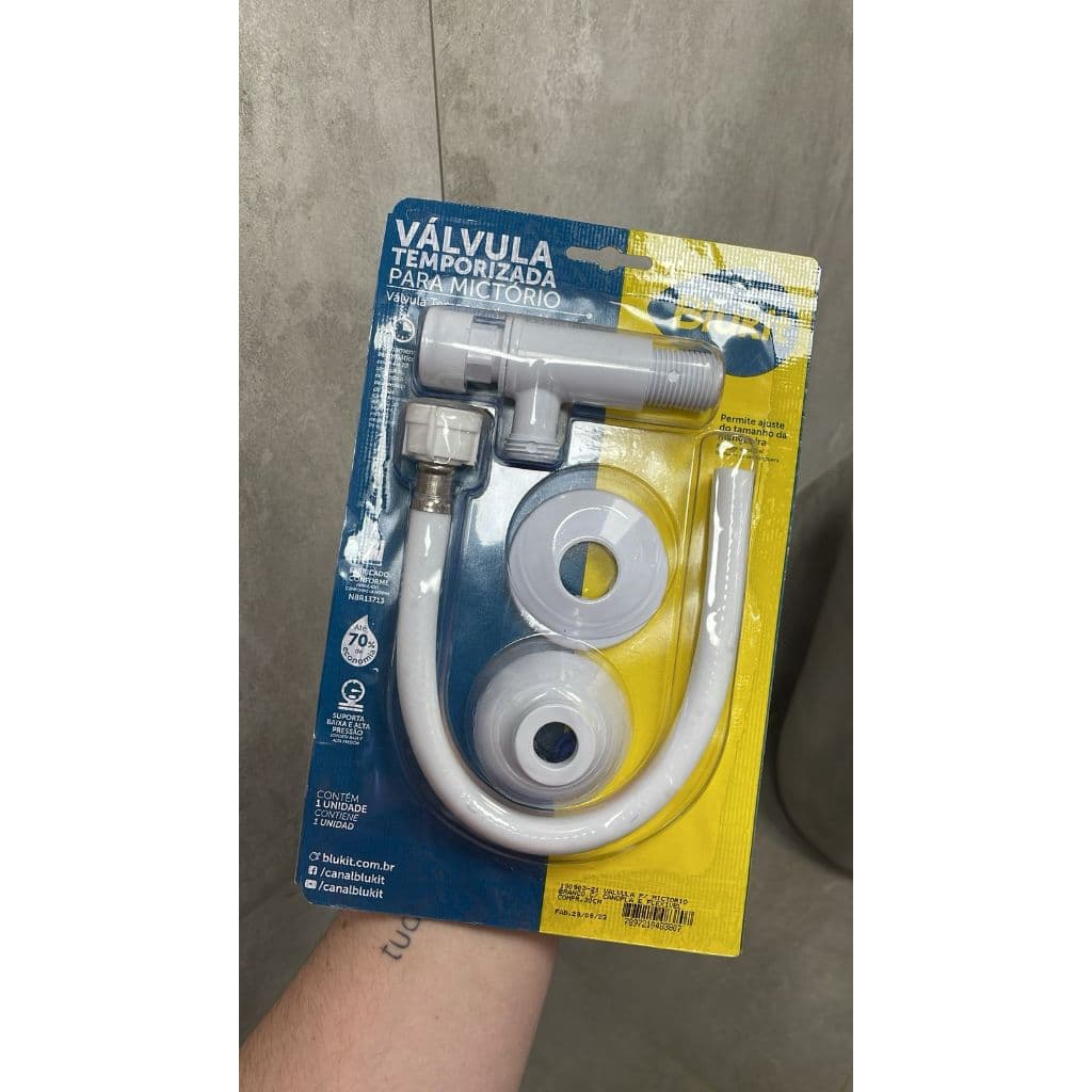 VALVULA TEMPORIZADA AUTOMATICA PARA MICTORIO BRANCA