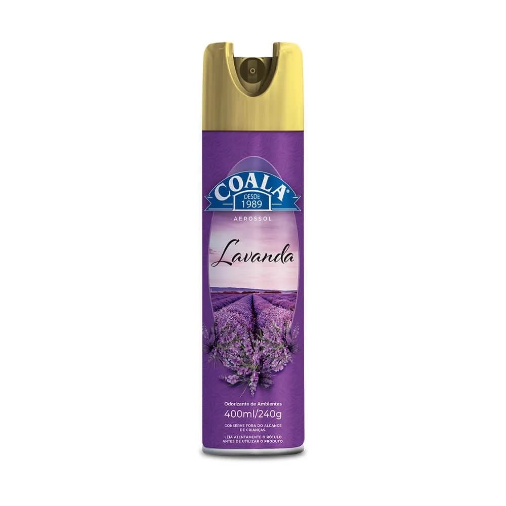 Coala Odorizante De Ambientes Aerossol Lavanda 400ml/240g