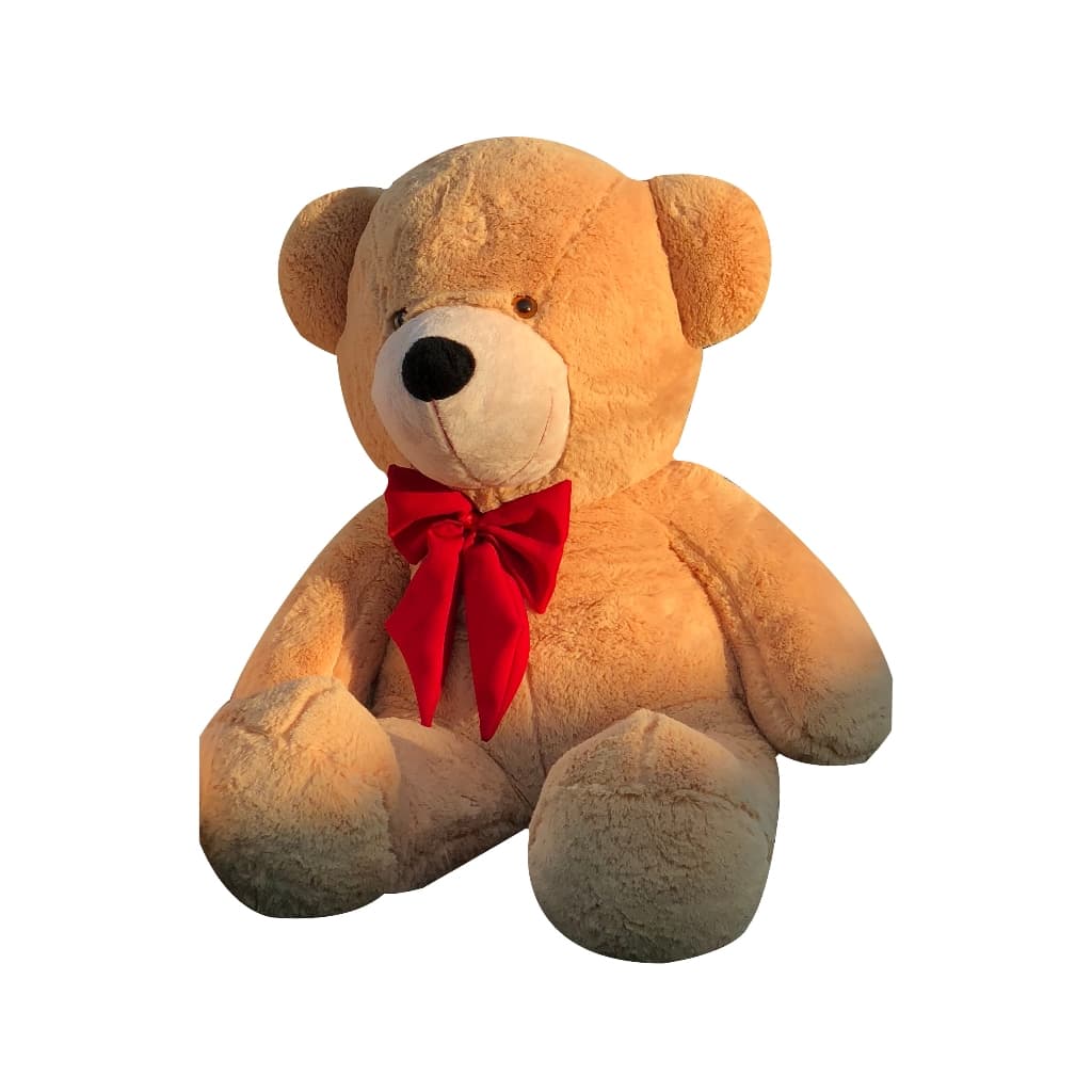 Urso De Pelúcia Gigante Teddy 90cm e 1,10 metros e Ursinho 50cm Macio C/ Laço Liso Grátis