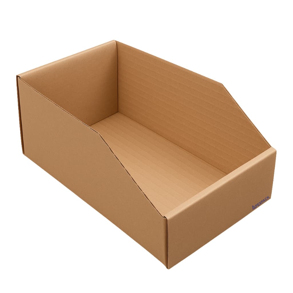 100 Caixas De Papelão Organizadora Estoque Armazenamento Bin 18x11x8