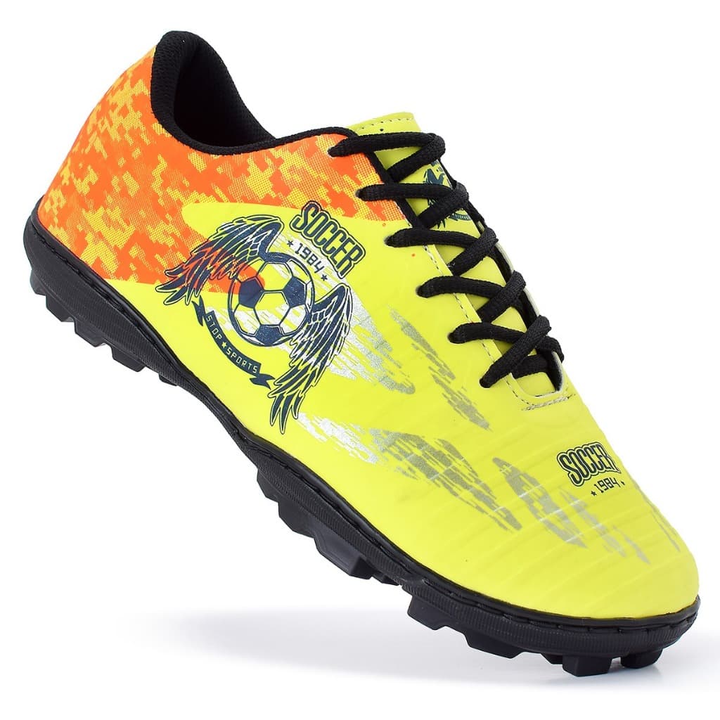 Chuteira Society Masculina Antiderrapante Confortável e Leve.