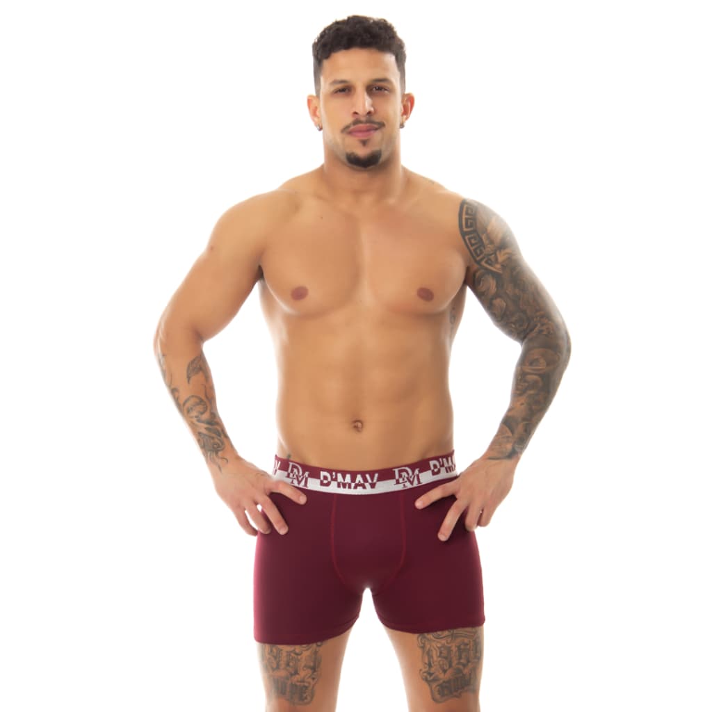 Cueca Boxer D’Mav Premium – Conforto, Estilo e Performance