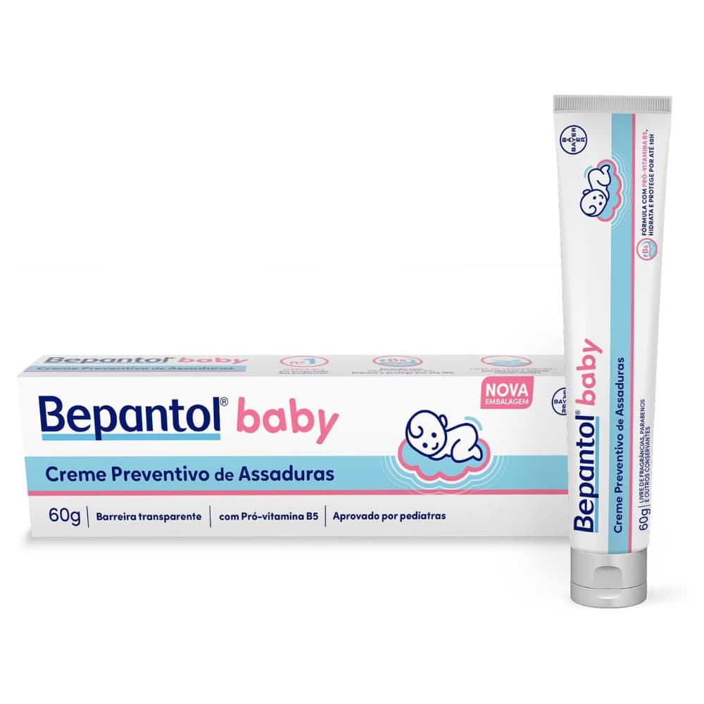 Bepantol Baby Creme Preventivo de Assaduras 60g Proteção Bebê com Pró-Vitamina B5