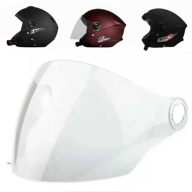 Viseira Cristal Para Capacete New Atomic / New Libert 3 / Elite Pro Tork (2mm)