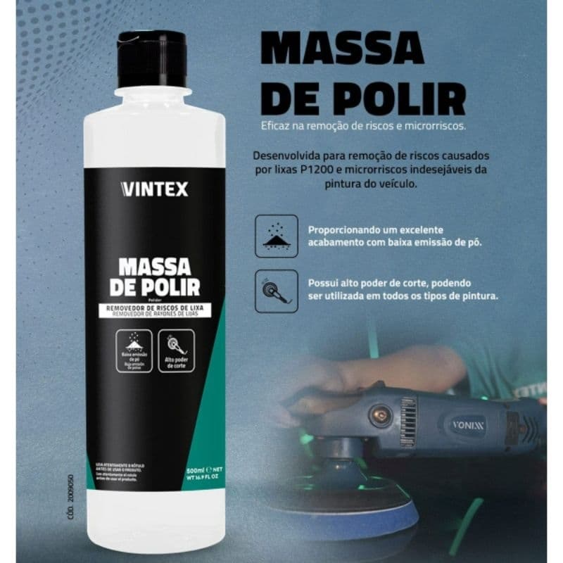MASSA DE POLIR 590gr Vintex