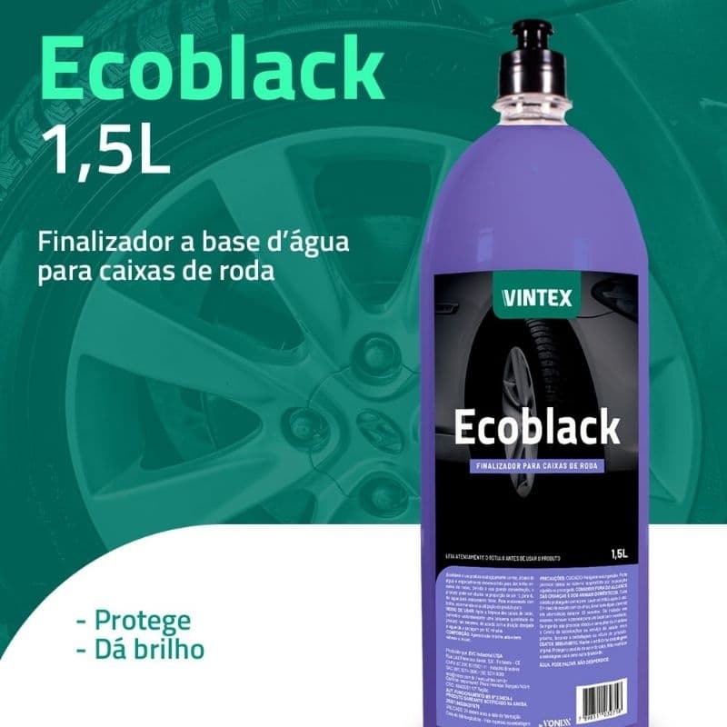 Ecoblack 1,5L - Finalizador para Caixa de Roupas e Rodas