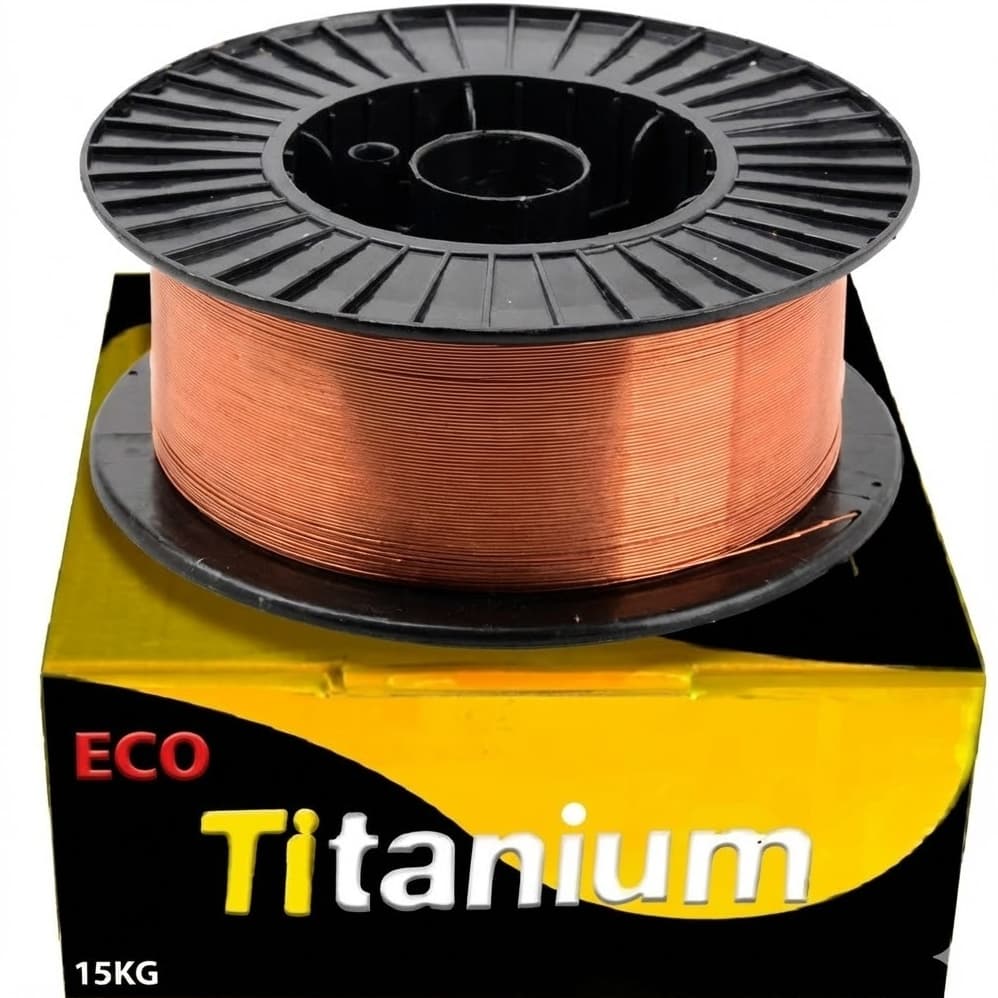Arame De Solda Mig Para Uso Com Gás 1,0mm Titanium  15kg