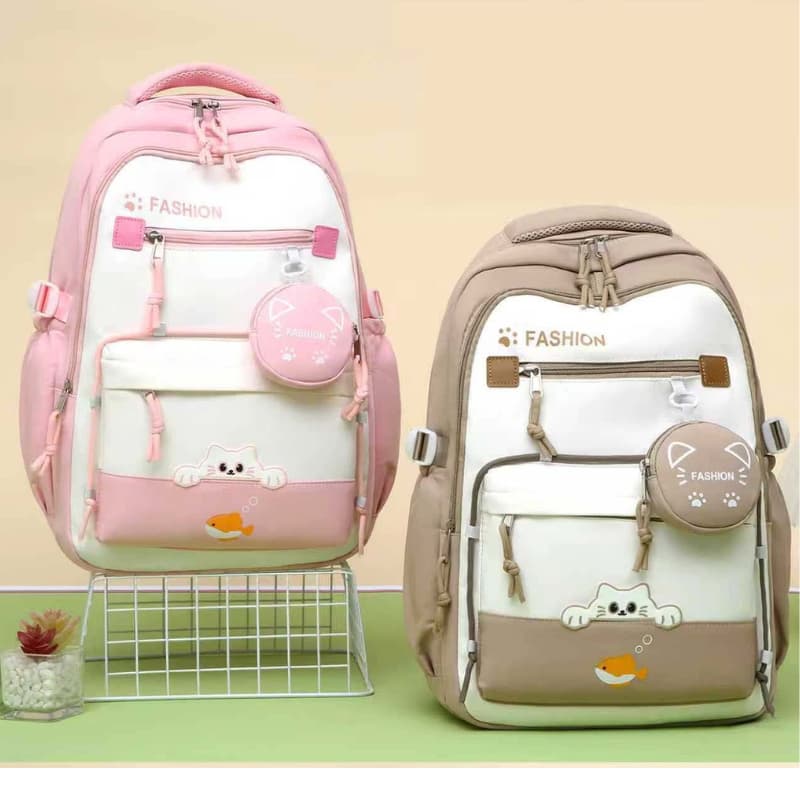 Mochila Feminina Escolar Passeio Coreano Grande Capacidade Impermeável