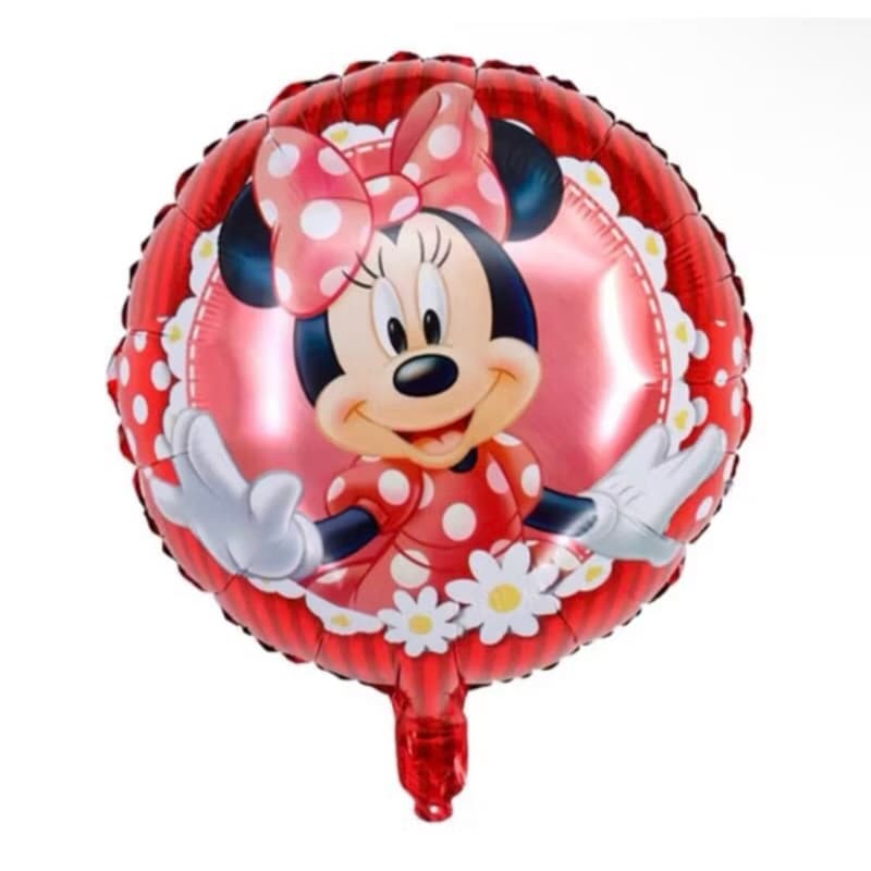Kit C/10 Balão Metalizado Minnie mede 45cm