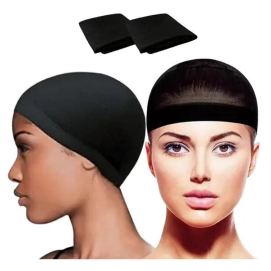 Kit 2 Toucas Cap para Wig Touca Fina para Prender Cabelos Antes da Peruca
