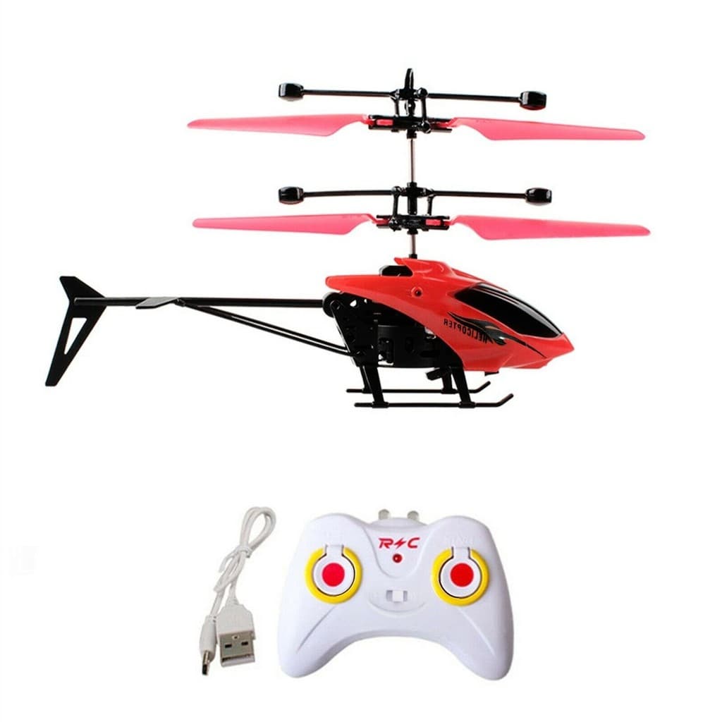 Mini Helicóptero RC com Controle Remoto Brinquedo Infantil Resistente