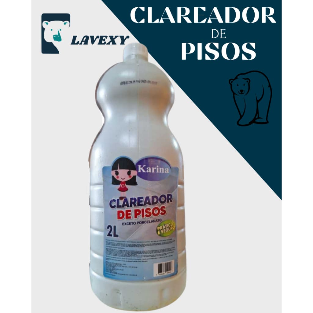 Clareador de Pisos 2L – Alta Eficácia na Limpeza Pesada