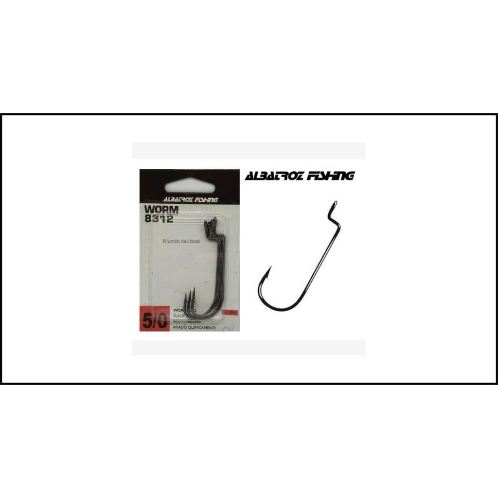 Anzol Worm Hook 8312 - Albatroz Fishng