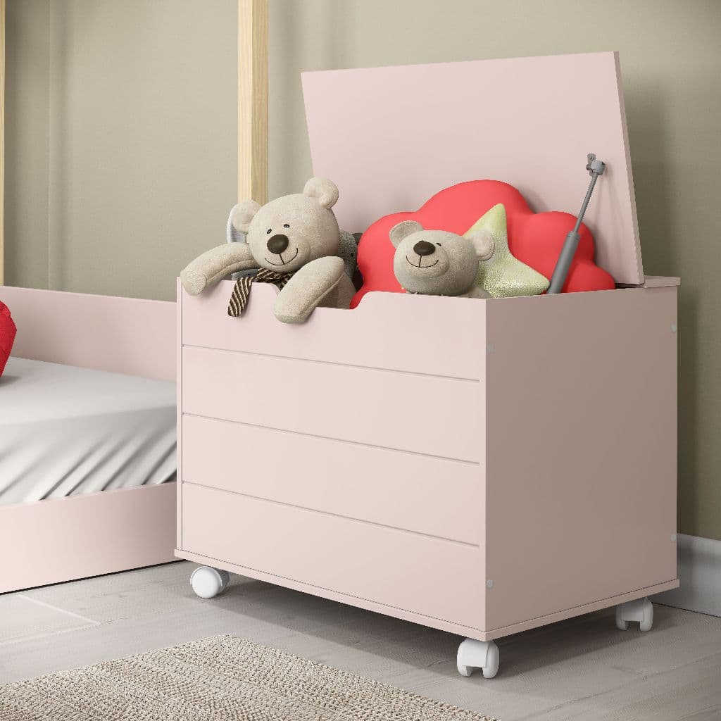 Baú Caixa de Brinquedos Toys – Organização Inteligente com Estilo Infantil