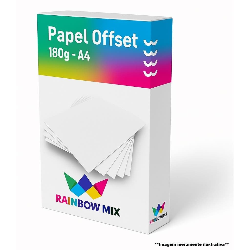 Papel A4 Offset 180g - 50 folhas