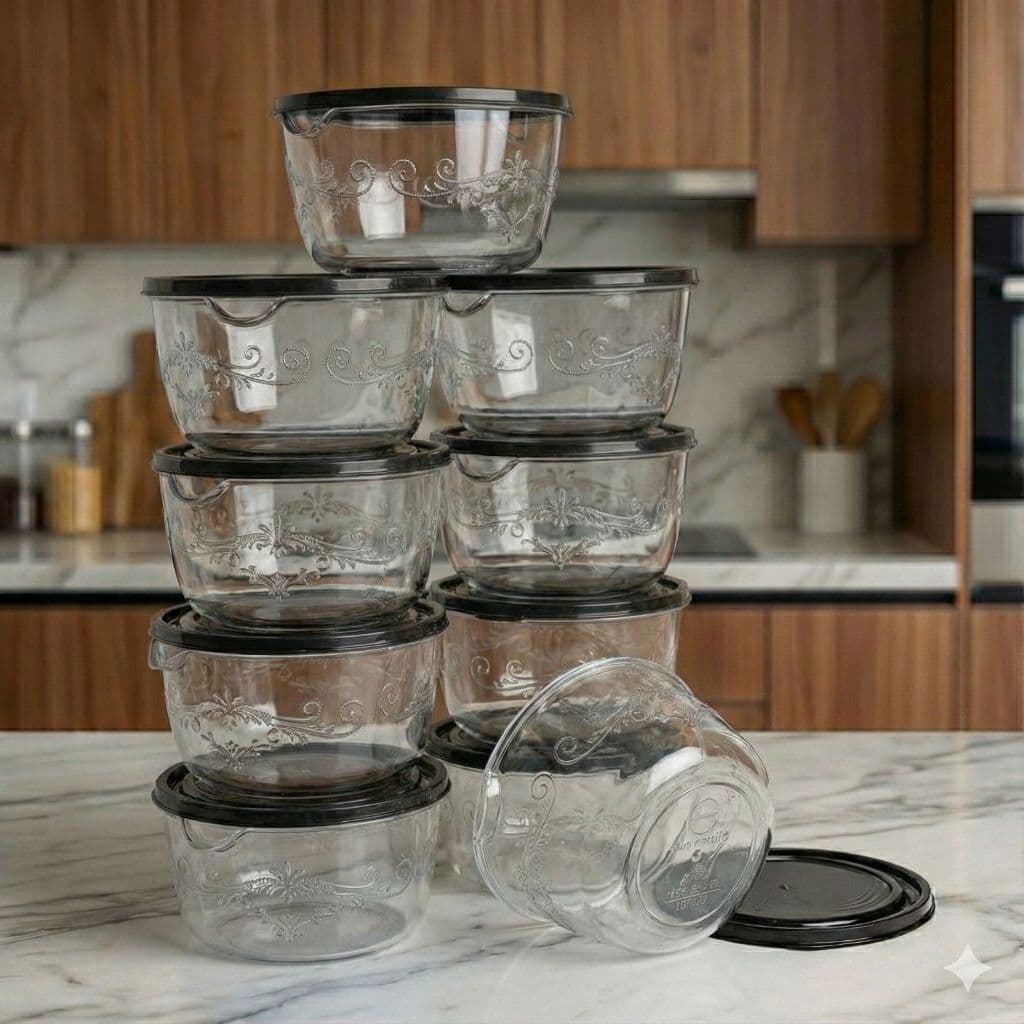BOWL 1 Litro Transparente – Qualidade Premium, Ideal para Conservação