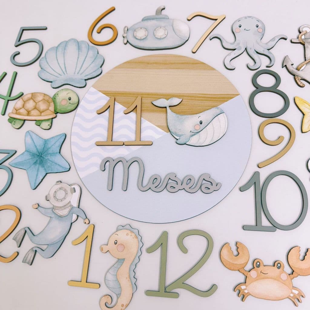 Kit Mesversário - Fundo do Mar