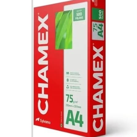 Papel de sulfite Chamex 500 Folhas 75 g A4