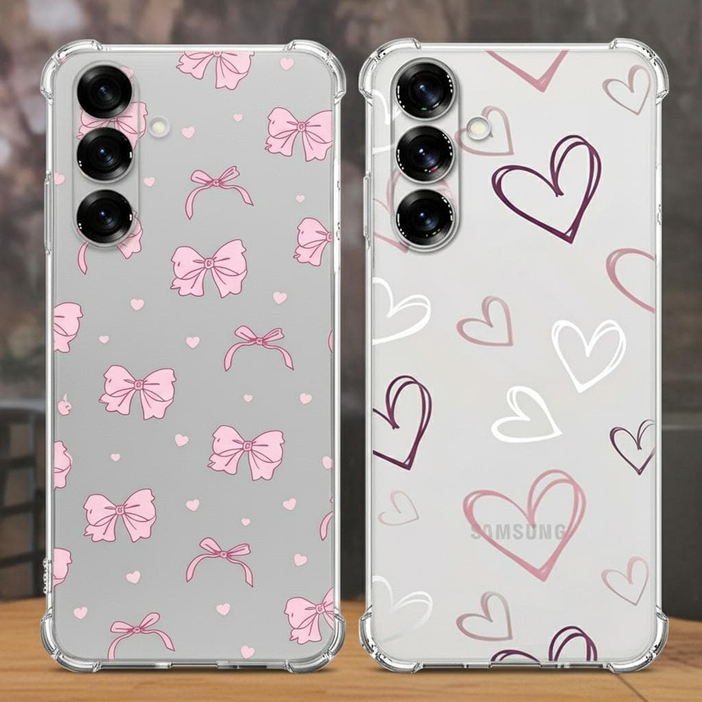 CAPINHA SAMSUNG CORACAO E LAÇO, TRANSPARENTE PROTETORA ANTI-QUEDA CASE COM TEMAS DE VIAGEM
