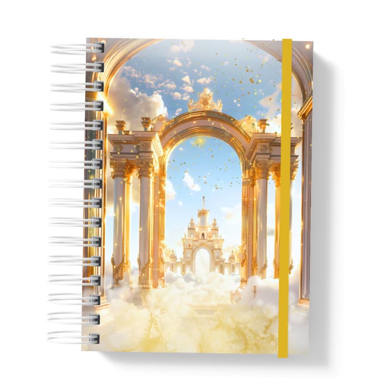 Caderno Planner Devocional Deus Capa Dura 12 Meses Visão Semanal Com Versículos